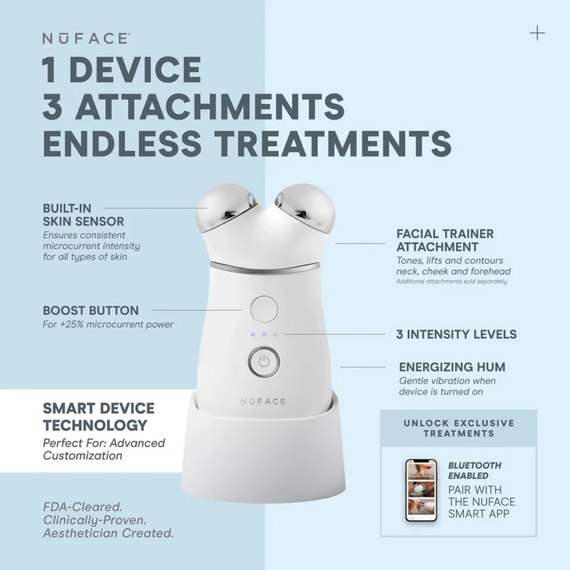 NuFACE TRINITY+ Smart Advanced Facial Microcurrent Device Kit - Image 2