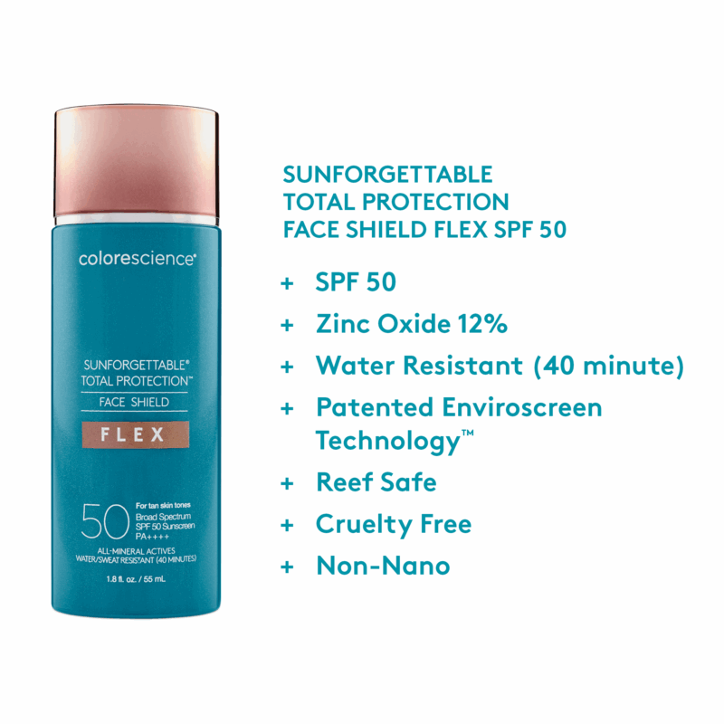 Sunforgettable Total Protection Face Shield Flex SPF 50 - Tan - Image 5