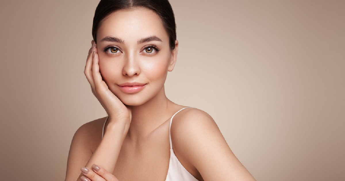 A women showing her face after coolpeel laser in Mesa, AZ