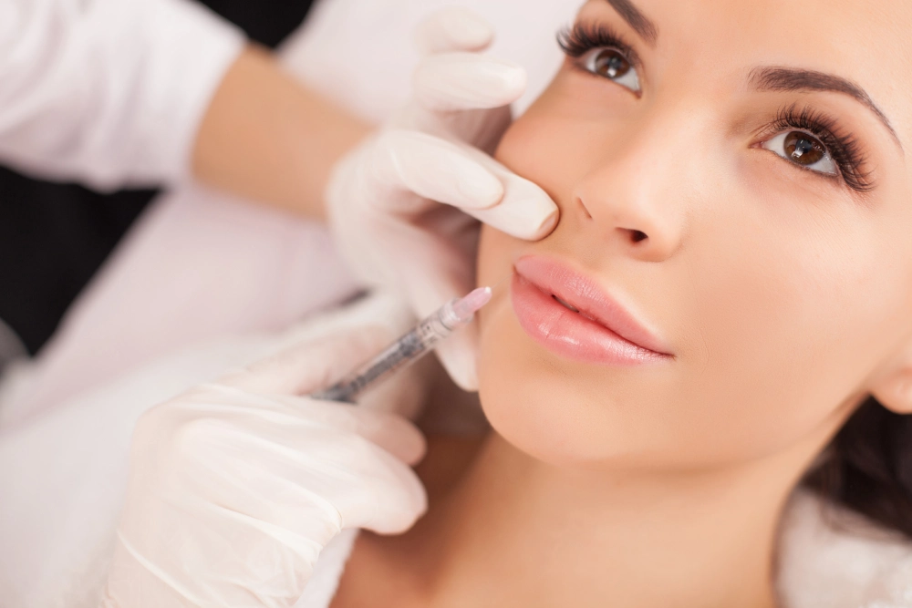 A Woman Getting Filler Treatment in Mesa, AZ | Emily Frost Aesthetics